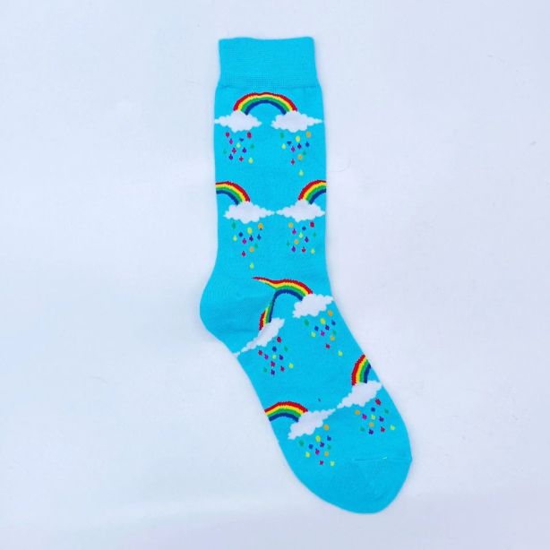 Kuviolliset sukat – Sateenkaari, one size