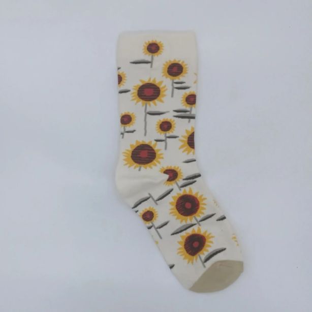 Kuviolliset sukat – Auringonkukka, one size