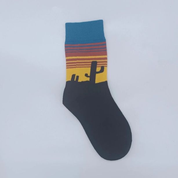 Kuviolliset sukat – Taidemaalaus, one size