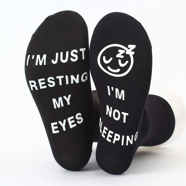 Kuviolliset sukat – Resting My Eyes -sukat