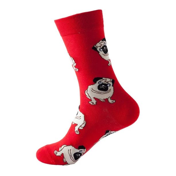 Kuviolliset sukat – Mopsi, one size