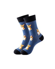 Kuviolliset sukat – Corgi, one size