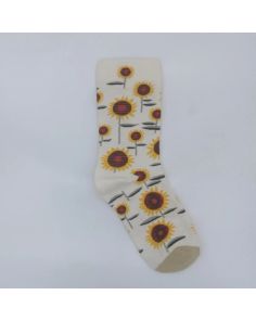Kuviolliset sukat – Auringonkukka, one size