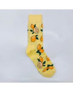 Kuviolliset sukat – Sitruuna, one size