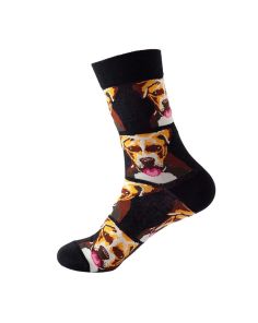 Kuviolliset sukat – Bully-koira, one size