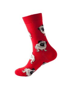 Kuviolliset sukat – Mopsi, one size