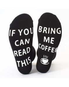 Kuviolliset sukat – Bring Me Coffee -sukat